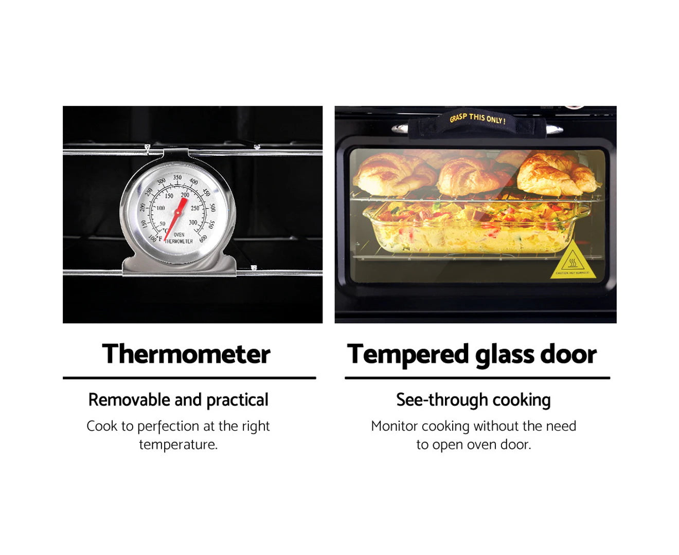 Portable Gas Oven LPG Black