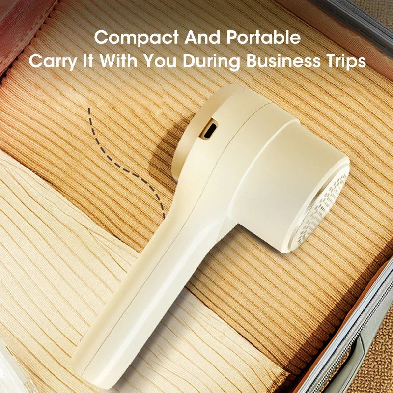 Lint Remover for Clothing Electric Pellet Fluff Remover Rechargeable Portable Fabric Hairball Shaver Removes Lint from Clothes