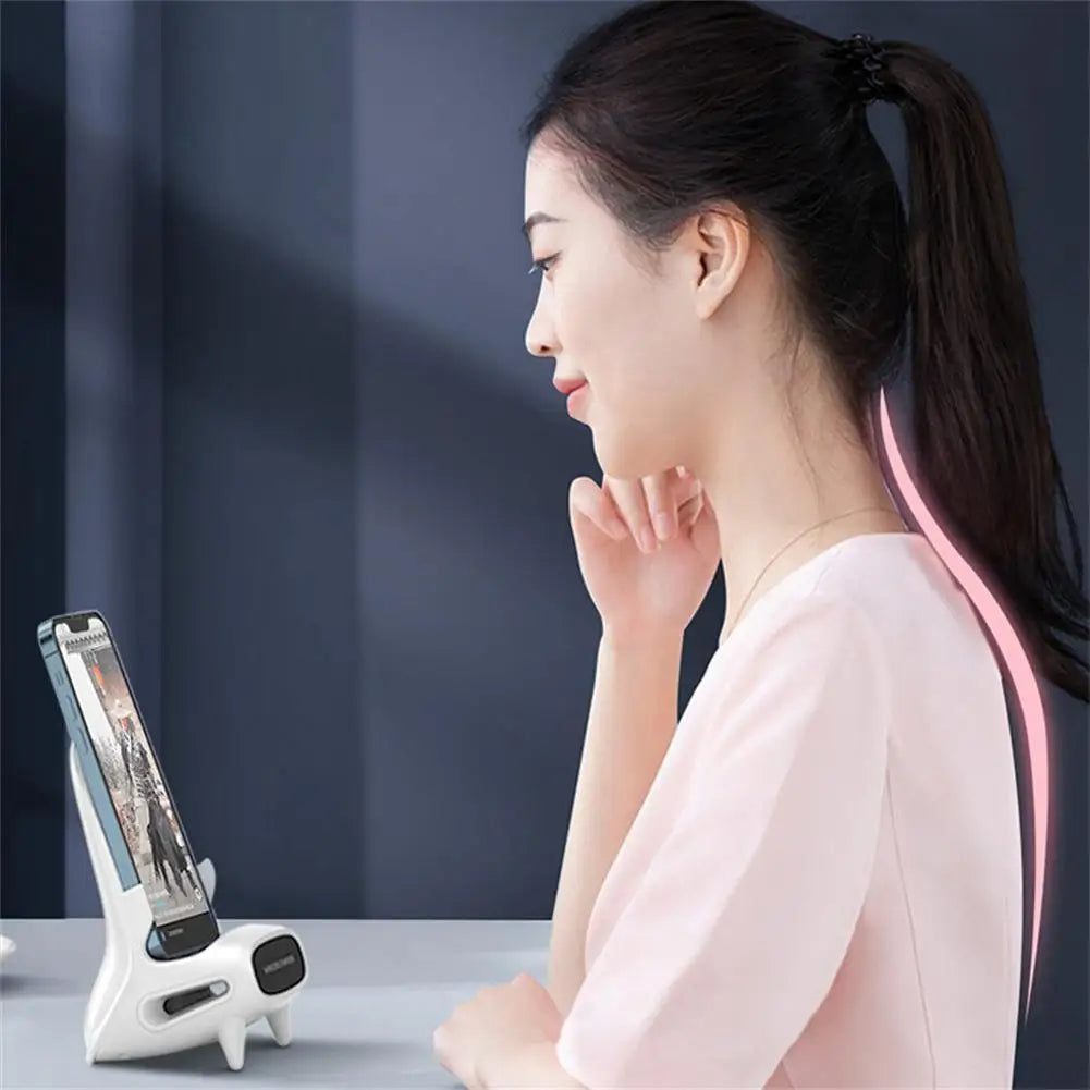 Multifunctional Portable Mini Chair Sound Desk Creative Mobile Phone Holder 15W Fast Charge Wireless Charger Office Desk Stand