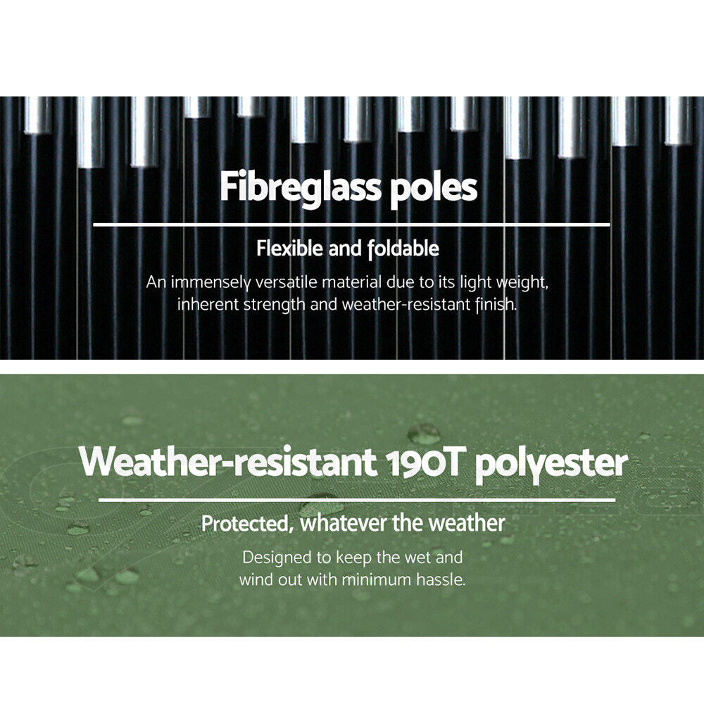 Weisshorn Shower Tent Outdoor Camping Portable Changing Room Toilet Ensuite