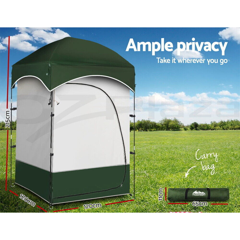 Weisshorn Shower Tent Outdoor Camping Portable Changing Room Toilet Ensuite