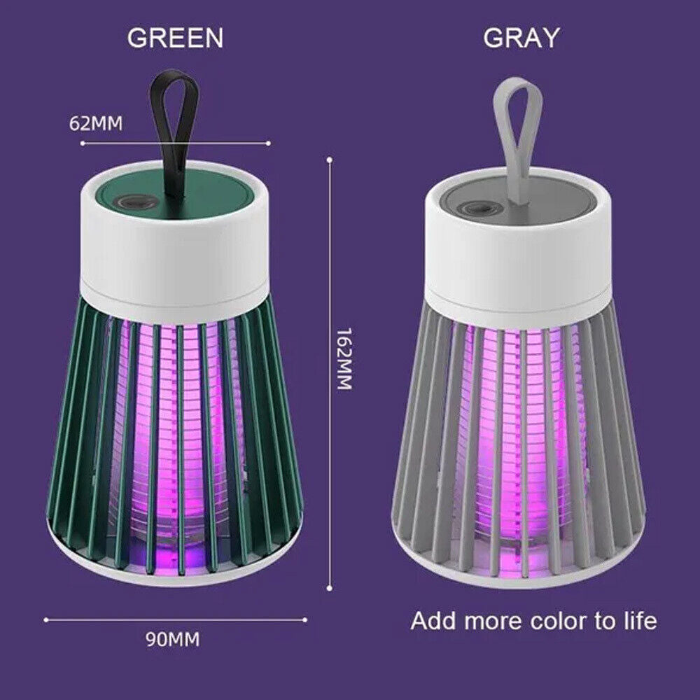 Electric Mosquito Killer Lamp Insect Catcher Fly Bug Zapper Trap LED UV Mozzie