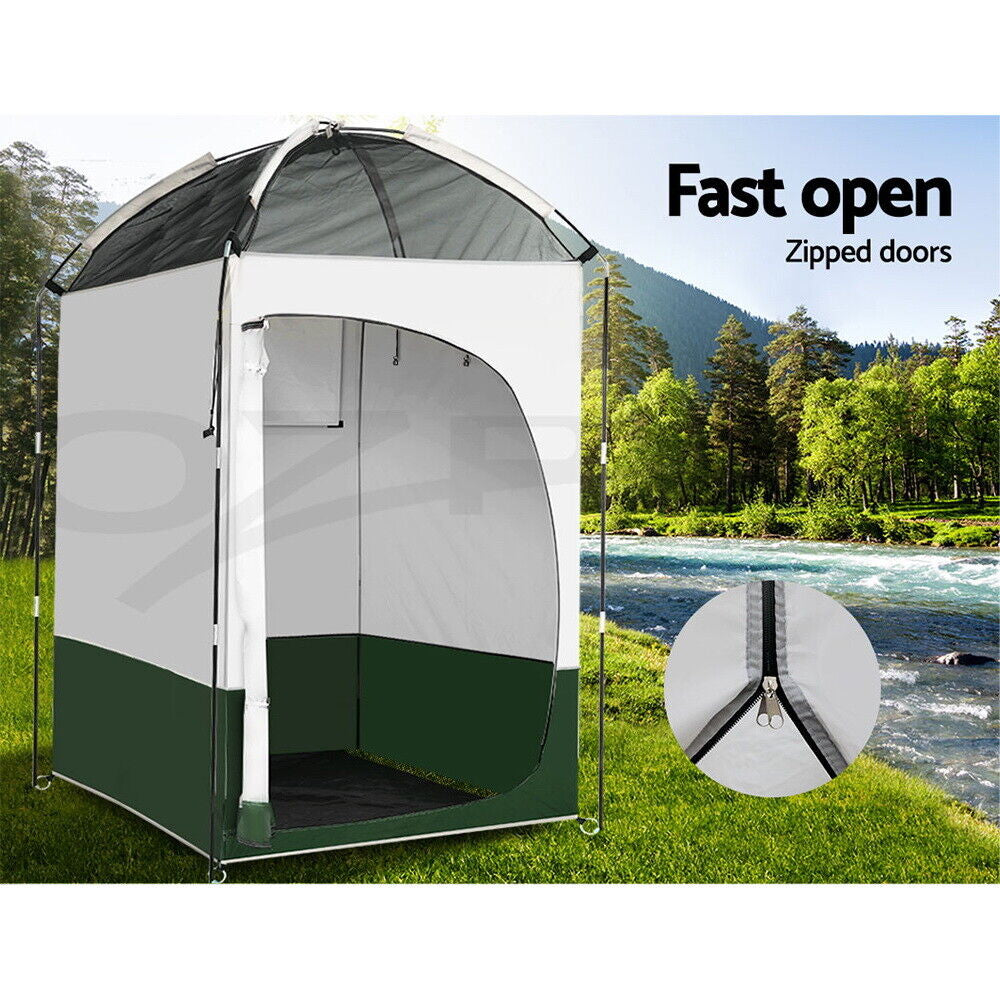 Weisshorn Shower Tent Outdoor Camping Portable Changing Room Toilet Ensuite