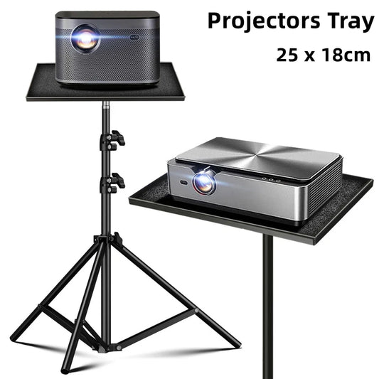 Sound Card Projector Tray Live Microphone Tripod Stand Smartphone Camera Laptop Bracket Platform with 1/4Inch Screw Adapter