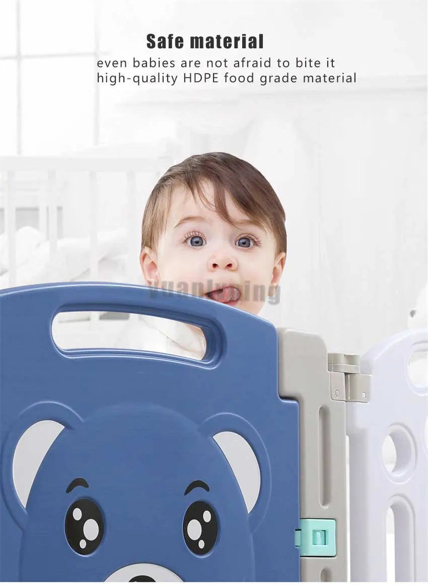Baby Playpen Barrier 0-6 Years Old Baby Playground Children Plastic Upgraded Playpens Park for Baby Folding Playground Kids Park