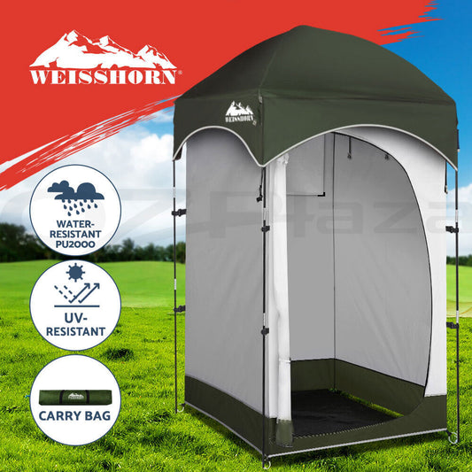 Weisshorn Shower Tent Outdoor Camping Portable Changing Room Toilet Ensuite