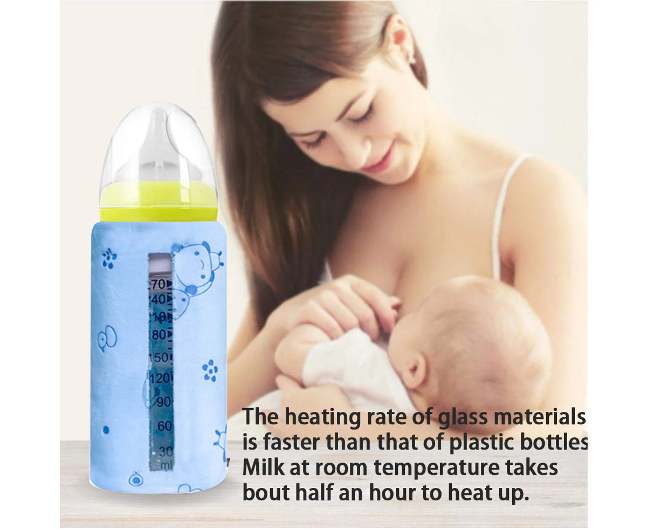 Baby Bottle Warmer-Usb Portable Travel Mug Milk Heater Bottle Heater