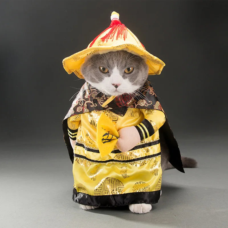 Cat Cosplay Suit for Cats Clothes Firecrackers Corsair Cowboy Cute Costumes Pirate Things Fancy Kitty Funny Dog Hat Accessories