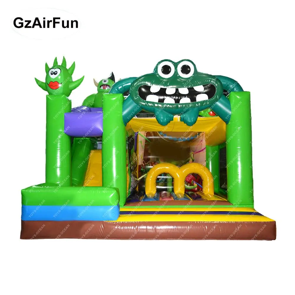 Commercial Animal World Safari Park Inflatable Bouncy Castles Combo