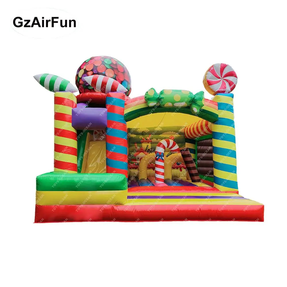Commercial Animal World Safari Park Inflatable Bouncy Castles Combo