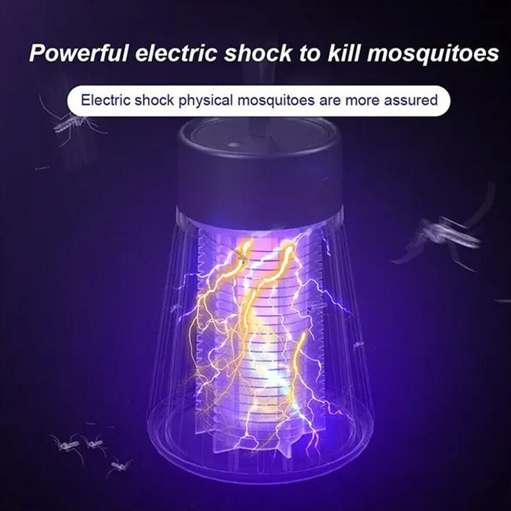 Electric Mosquito Killer Lamp Insect Catcher Fly Bug Zapper Trap LED UV Mozzie