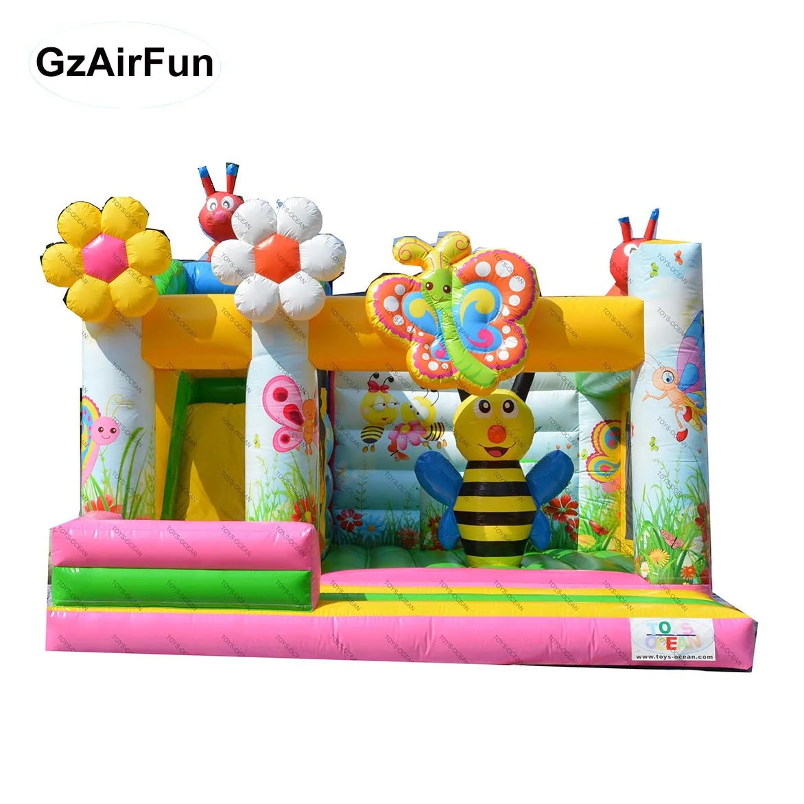 Commercial Animal World Safari Park Inflatable Bouncy Castles Combo