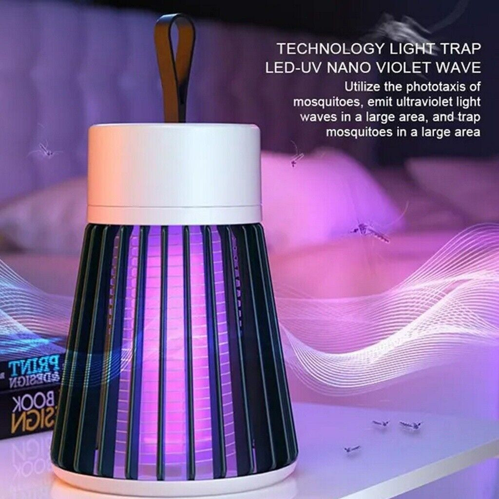 Electric Mosquito Killer Lamp Insect Catcher Fly Bug Zapper Trap LED UV Mozzie