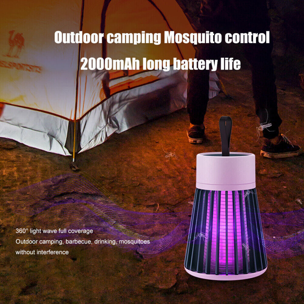 Electric Mosquito Killer Lamp Insect Catcher Fly Bug Zapper Trap LED UV Mozzie