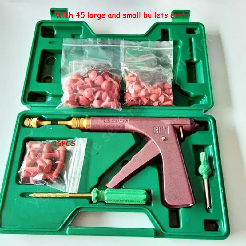 Car Motorcycle Bike Emergency Heavy Duty Tubeless Tire Puncture Professional Repair Kit Tire Repair Tool with 106Pc Rubber Bulle
