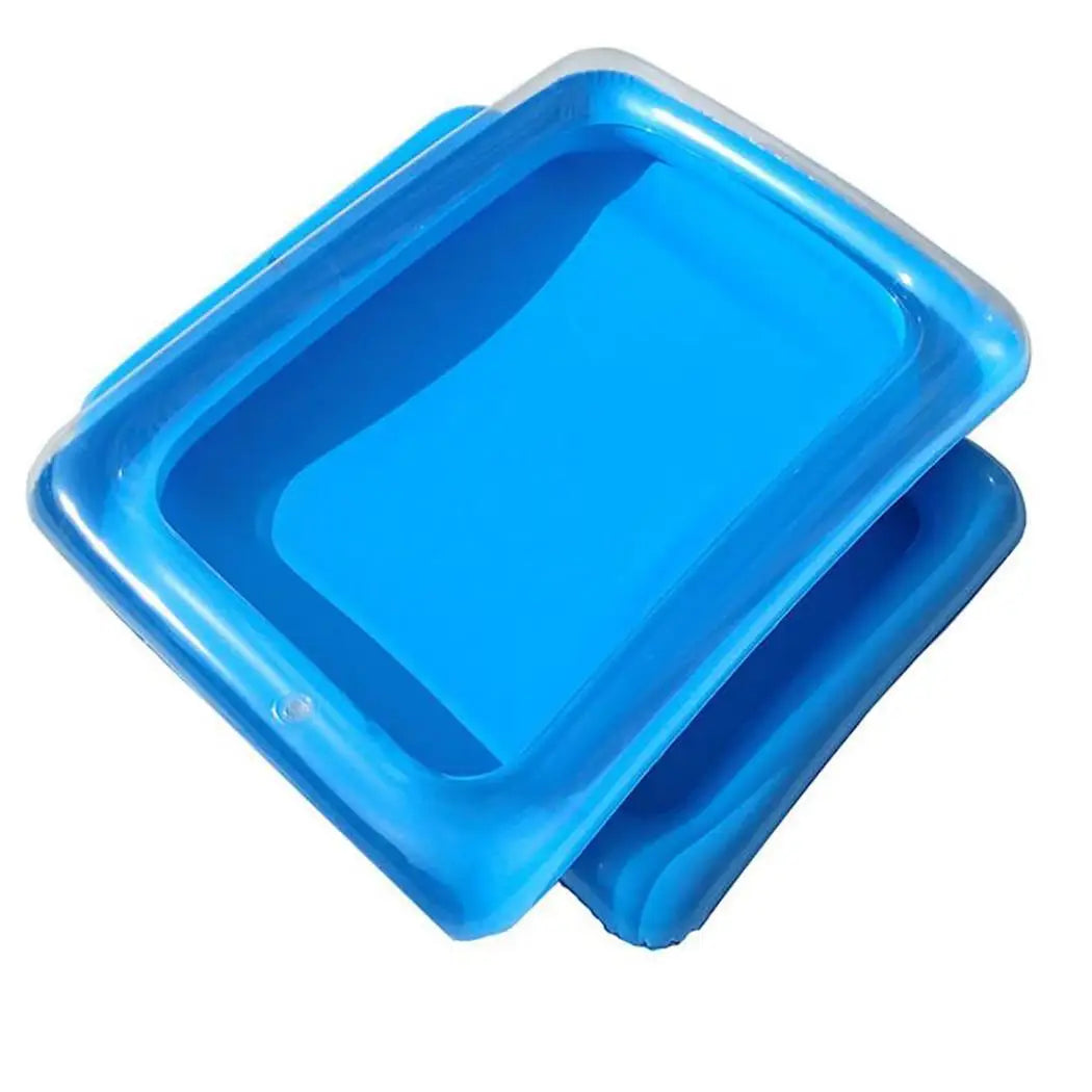 1Pcs Pvc Inflatable Sand Table Fishing Toy Mini Inflatable Pool Air Cushion Inflatable Tray Party Children'S Day Gift Decoration