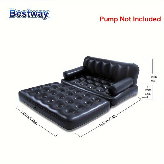 75054 Inflatable Sofa, Outdoor Blow up Sofa Bed Inflatable Sofa, Adult Inflatable Chair, Double Bed Size