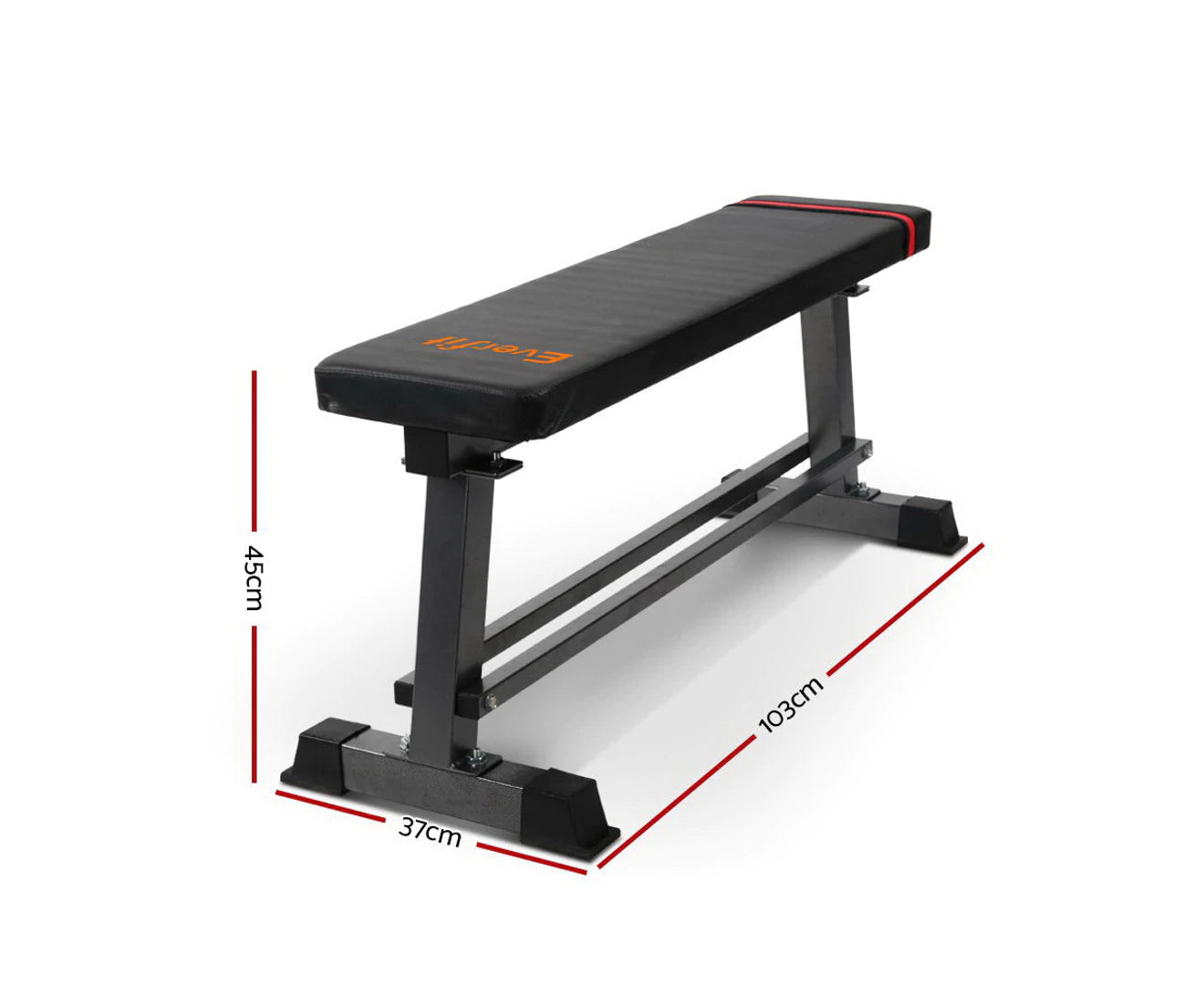 Weight Bench Flat Bench Press Home Gym Equipment 300Kg Capacity