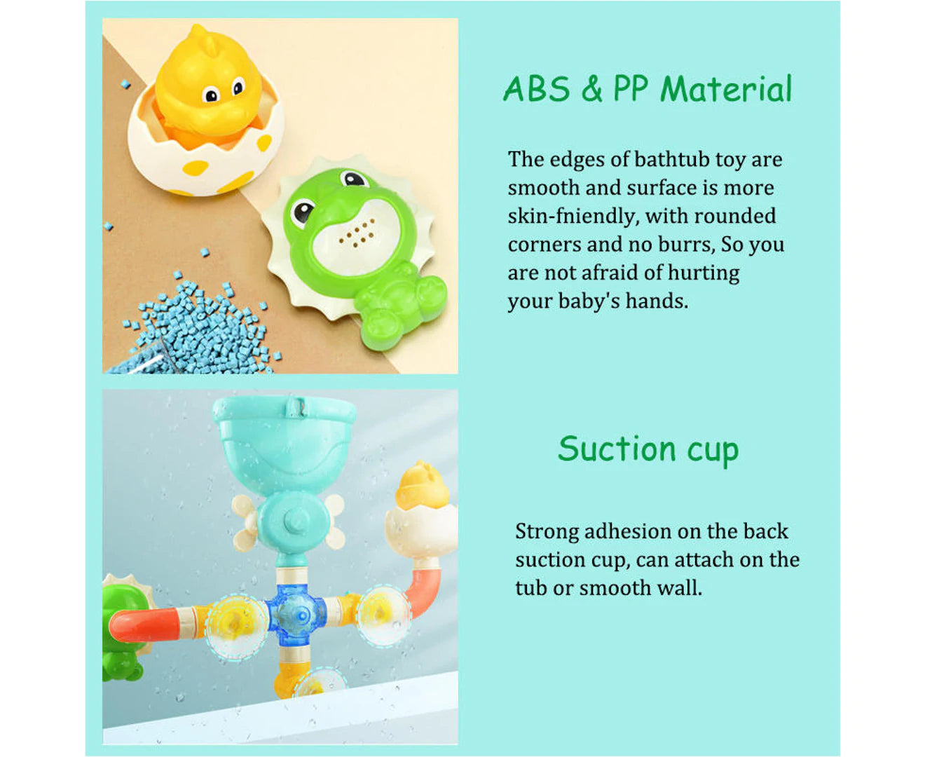 Dinosaur Sprinkler Bath Toys Bathtub Rotating Spray Water for Baby