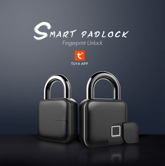 Smart Fingerprint Padlock Bluetooth Dorm Anti-Theft Lock Remote