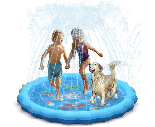 Inflatable Pet Water Spray Mat